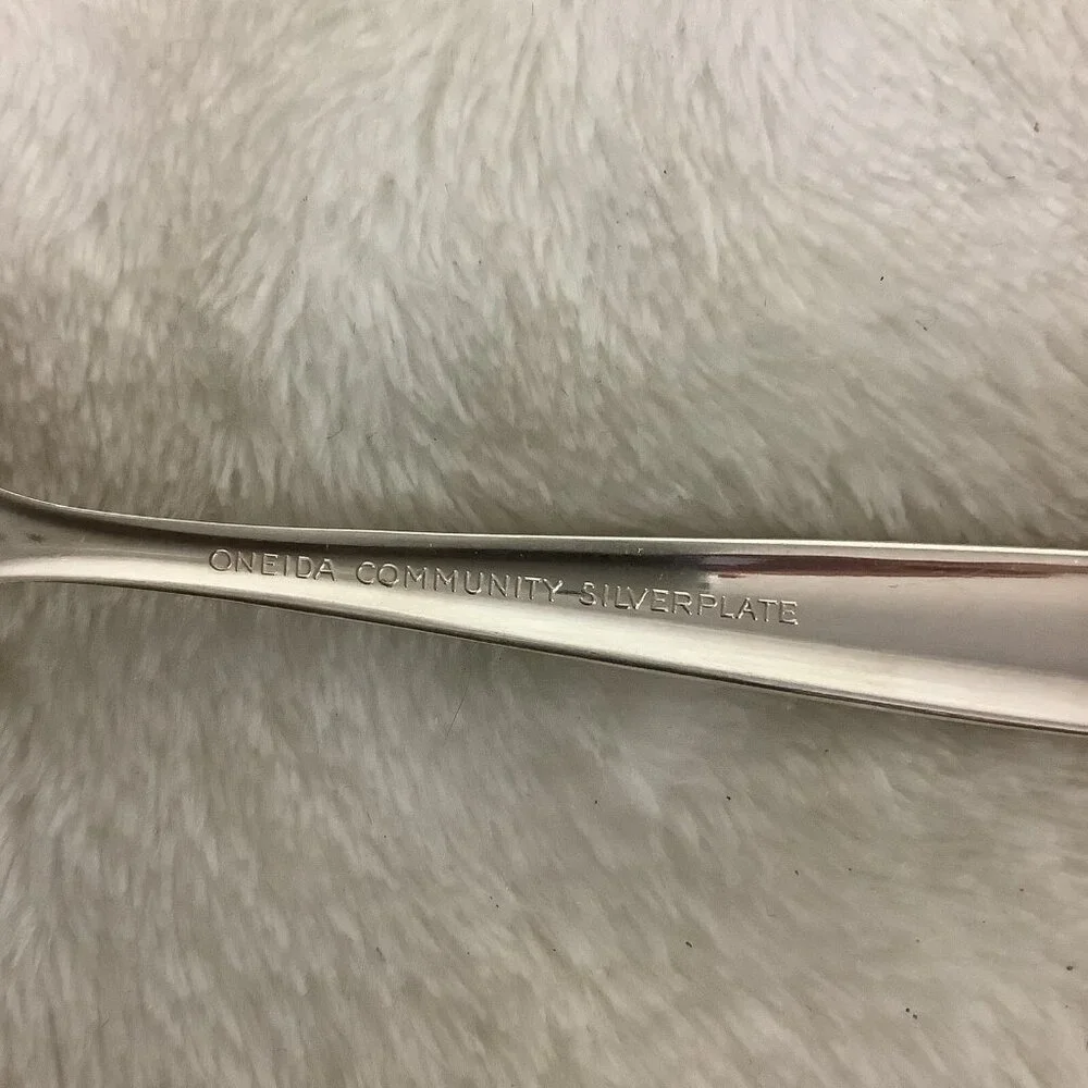 Oneida Silverplate Enchantment Gentle Rose‎ 1960’s Flatware 8 Pc Lot Tablespoons